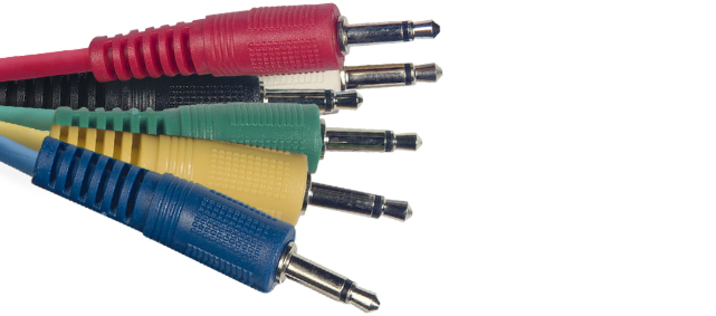 Stagg SPC060MJ E, 6x propojovací kabel Mini Jack/Mini Jack, 60 cm, různé barvy