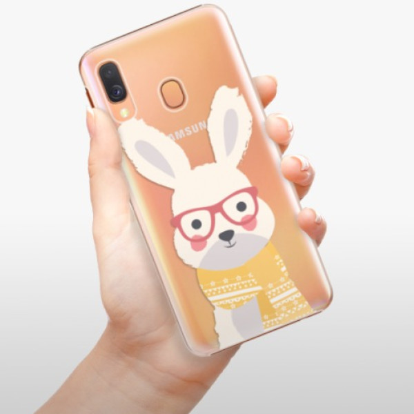 Plastové pouzdro iSaprio - Smart Rabbit - Samsung Galaxy A40