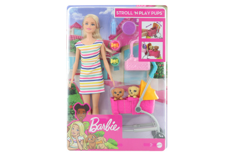 Barbie Panenka na vycházce s pejskem GHV92