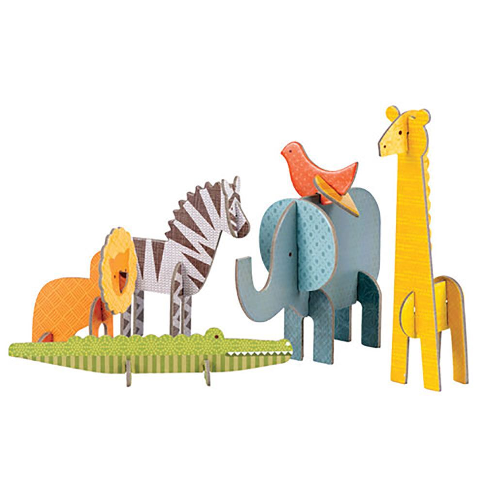 Petitcollage 3D puzzle Safari