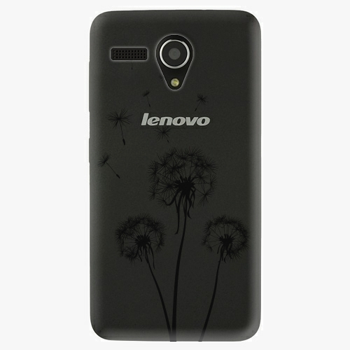 Plastový kryt iSaprio - Three Dandelions - black - Lenovo A606