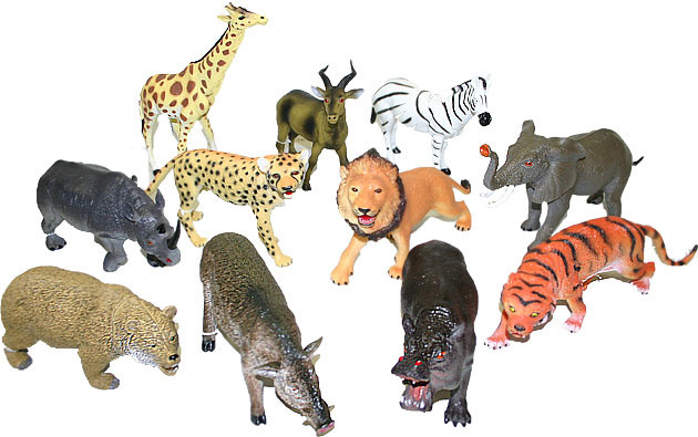 Zvířata divoká (Safari) figurka 23 - 31cm 11 druhů