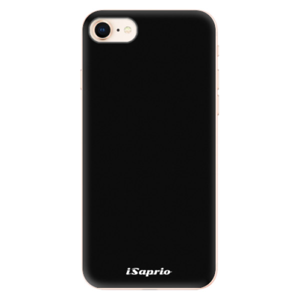 Odolné silikonové pouzdro iSaprio - 4Pure - černý - iPhone 8