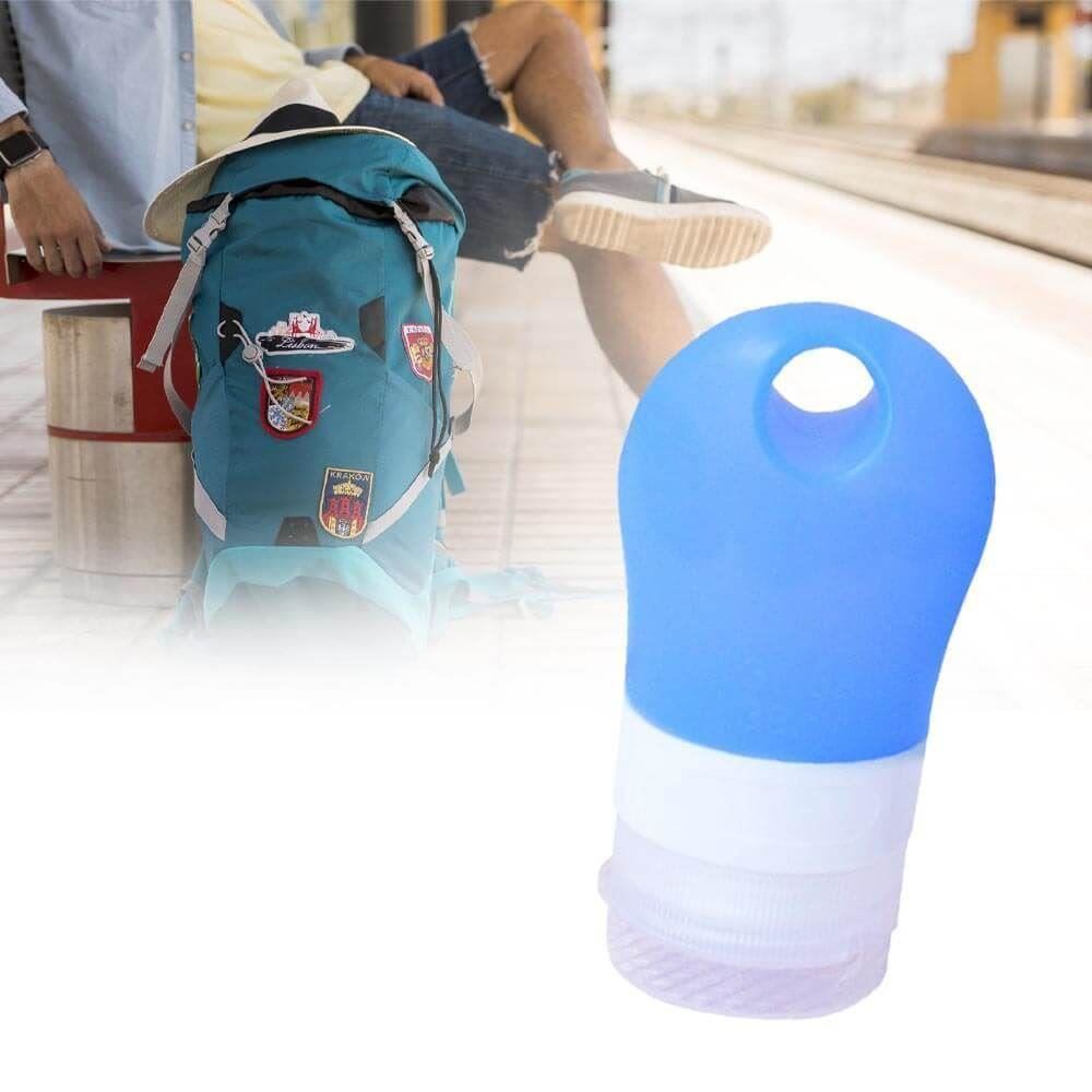 Cestovní silikonová tuba - modrá
