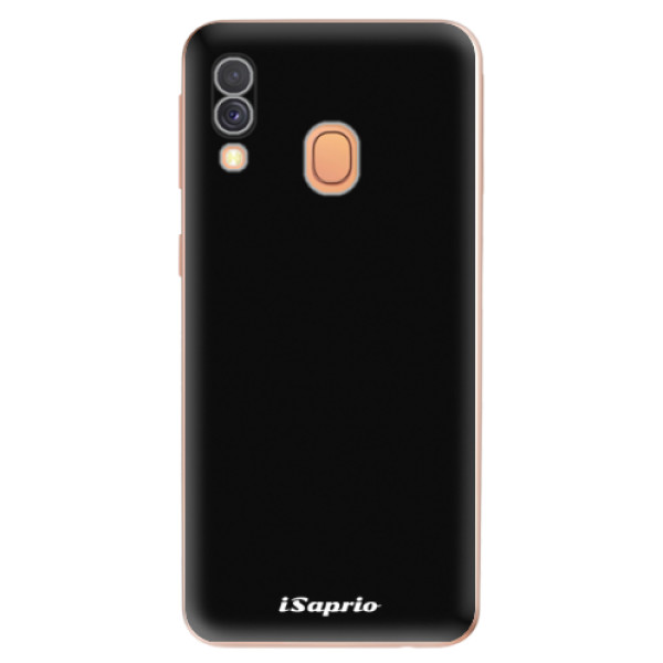 Odolné silikonové pouzdro iSaprio - 4Pure - černý - Samsung Galaxy A40