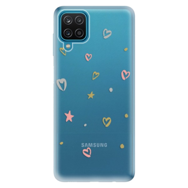 Odolné silikonové pouzdro iSaprio - Lovely Pattern - Samsung Galaxy A12