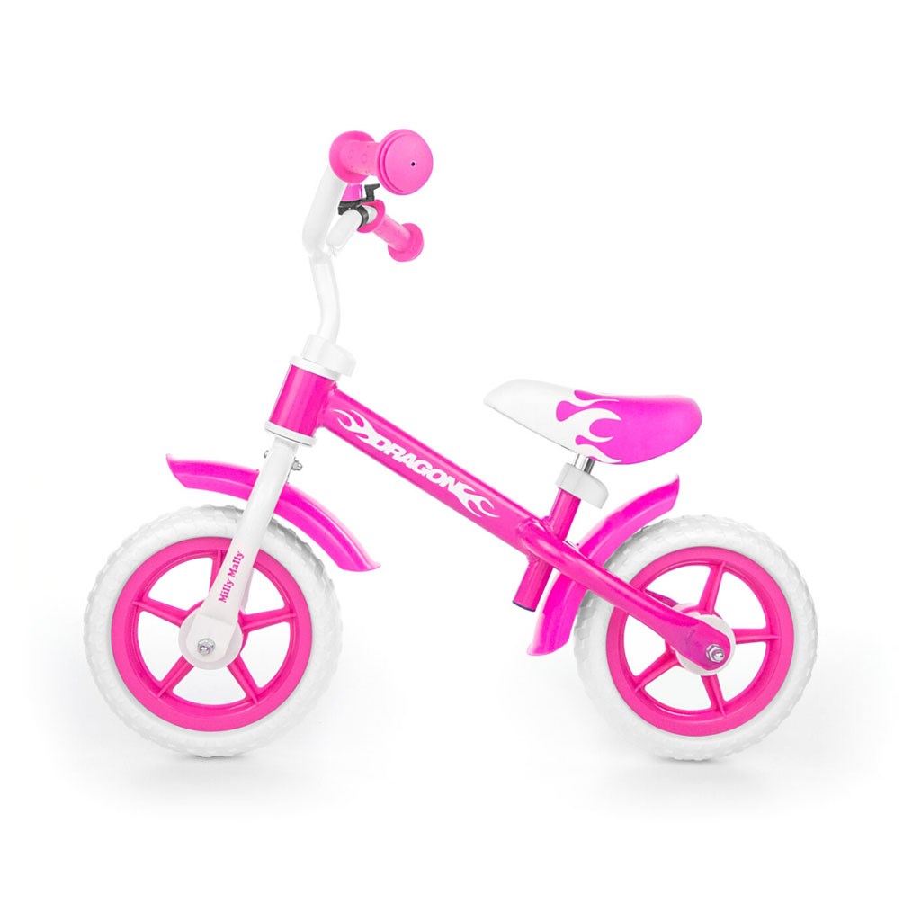 Dětské odrážedlo kolo Milly Mally Marshall Air - pink - růžová