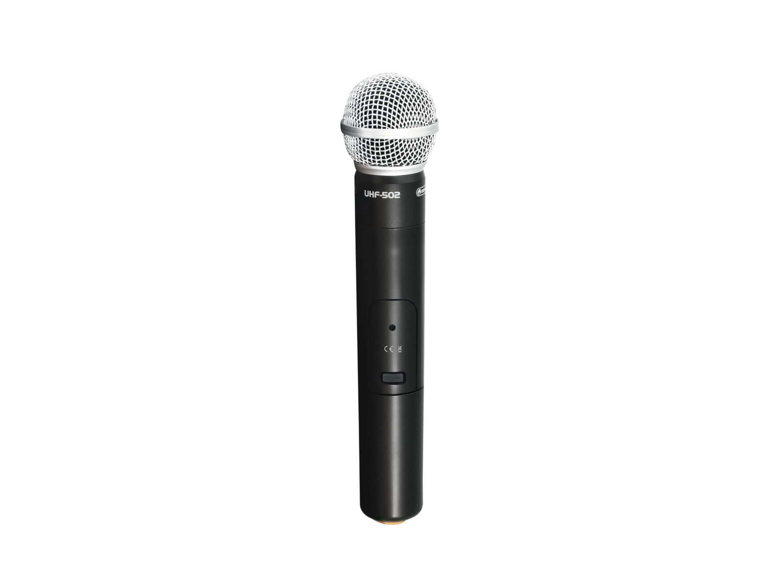 Omnitronic UHF-502, bezdrátový ruční mikrofon (CH B, oranžový)