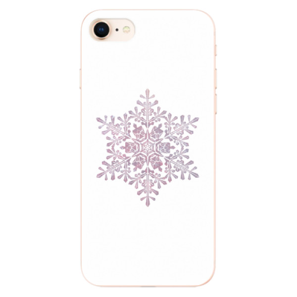Odolné silikonové pouzdro iSaprio - Snow Flake - iPhone 8