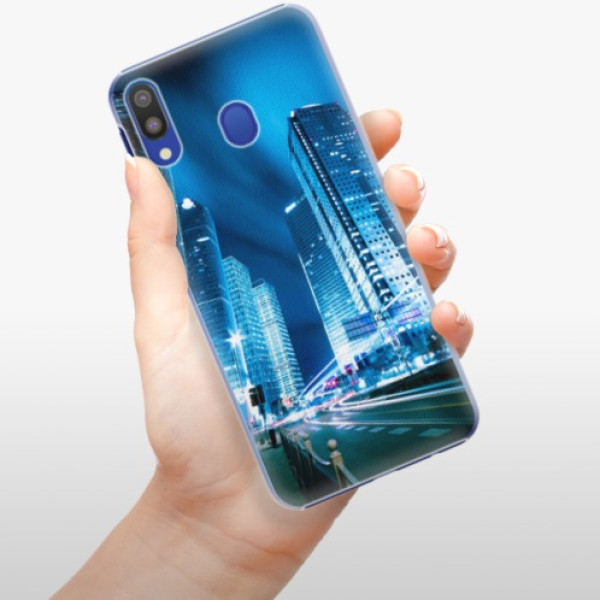 Plastové pouzdro iSaprio - Night City Blue - Samsung Galaxy M20