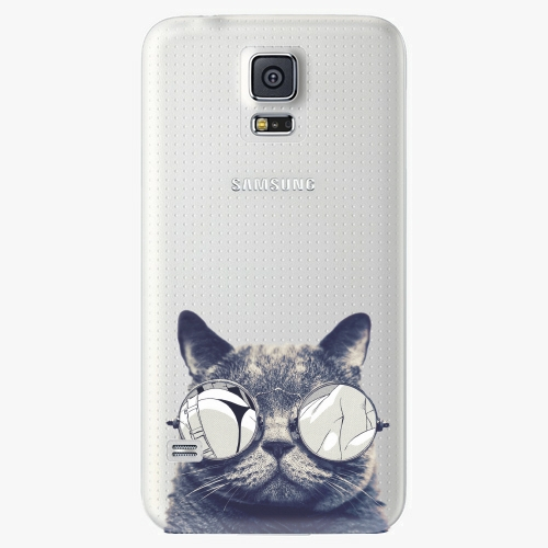 Plastový kryt iSaprio - Crazy Cat 01 - Samsung Galaxy S5