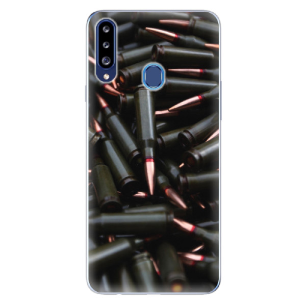 Odolné silikonové pouzdro iSaprio - Black Bullet - Samsung Galaxy A20s
