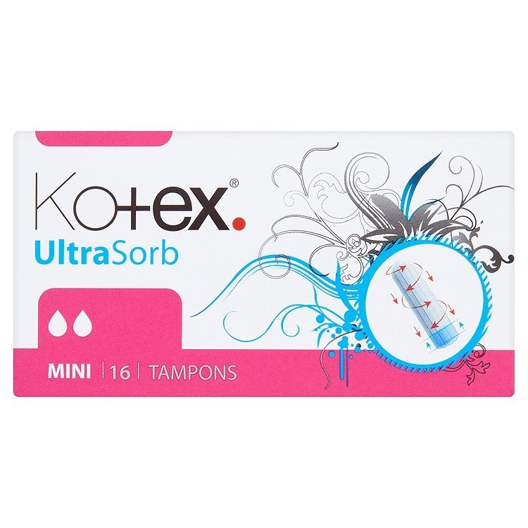 Kotex Ultra Sorb Mini tampóny 16 ks/bal.