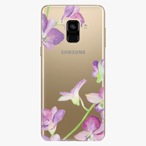 Plastový kryt iSaprio - Purple Orchid - Samsung Galaxy A8 2018