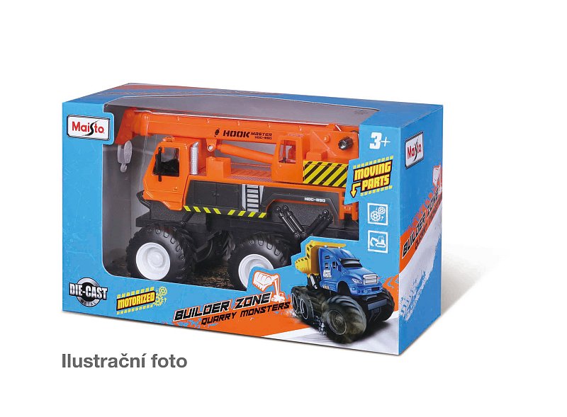Maisto Toys - Builder Zone Quarry monsters, užitkové vozy, assort, 21 cm