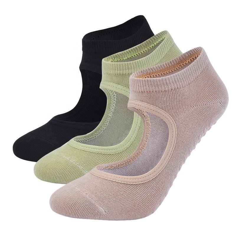 4Leaders Krása a móda - Protiskluzové ponožky - béžové