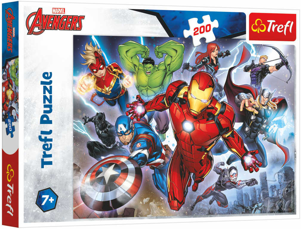 TREFL PUZZLE Disney Avengers skládačka 48x34cm 200 dílků v krabici