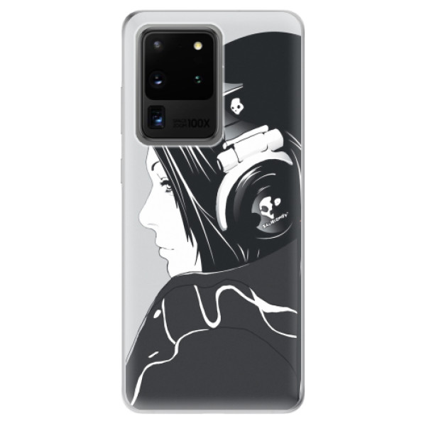 Odolné silikonové pouzdro iSaprio - Headphones - Samsung Galaxy S20 Ultra
