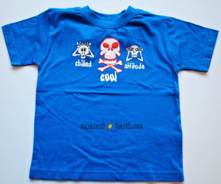 Dovoz EU Bavlněné tričko pro kluky - Lebky
