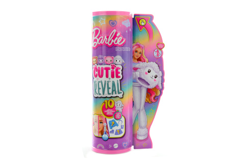 Barbie Cutie Reveal Barbie pastelová edice - ovce HKR03 TV