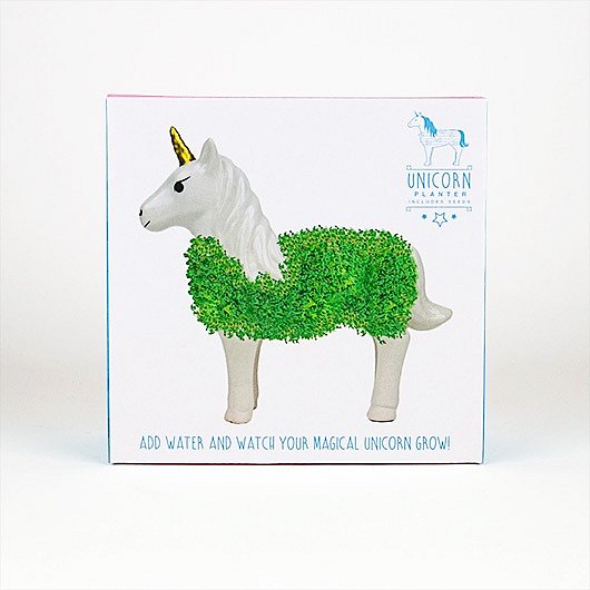 Gift Republic - Chia Planter - Dekorativní květináč - unicorn
