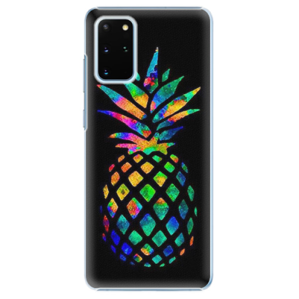 Plastové pouzdro iSaprio - Rainbow Pineapple - Samsung Galaxy S20+