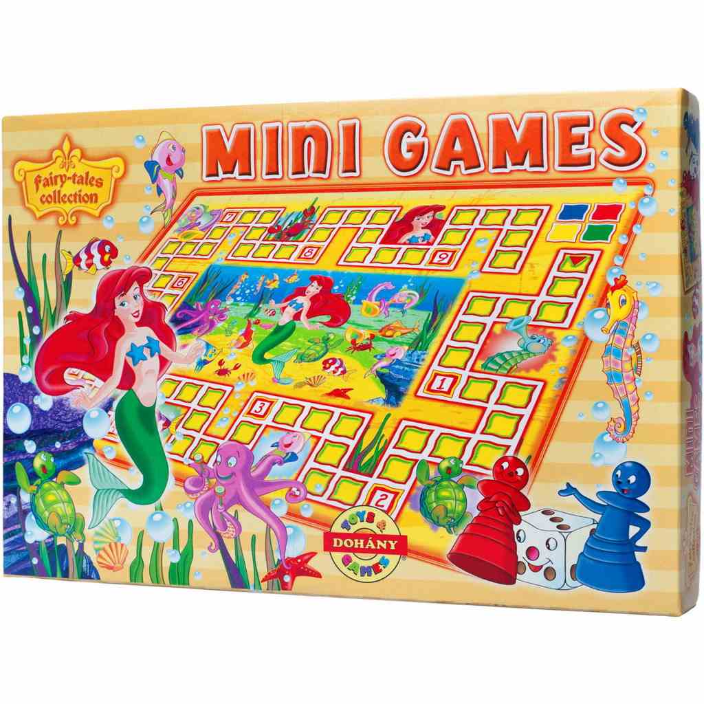 Stolní hra Mini Games - Mořská víla - žlutá