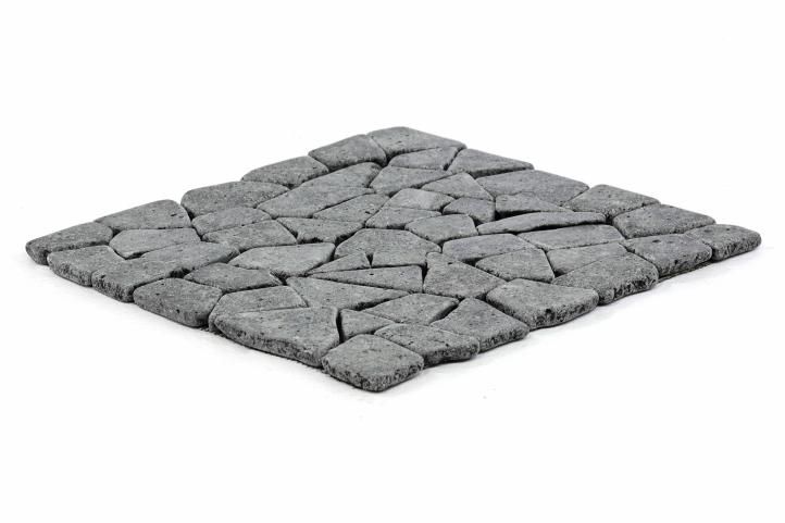 Mozaika Garth z andezitu - tmavě šedá obklady 1 m2