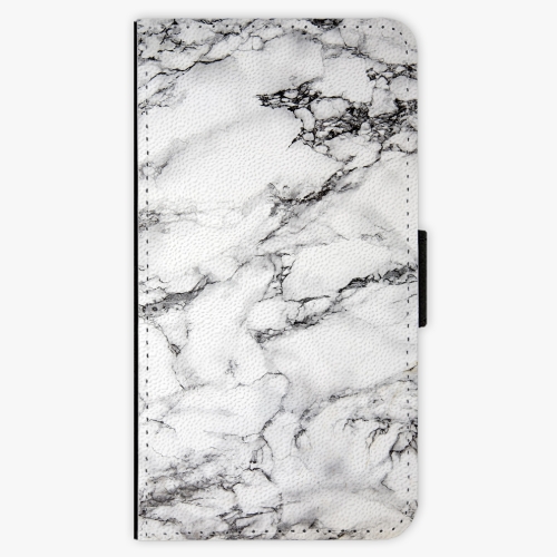 Flipové pouzdro iSaprio - White Marble 01 - Samsung Galaxy A3