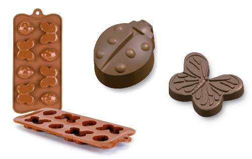 Silikonová forma na čokoládu motýlci a berušky