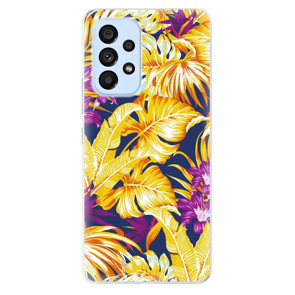Odolné silikonové pouzdro iSaprio - Tropical Orange 04 - Samsung Galaxy A53 5G