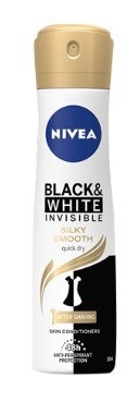 Nivea Black & White Invisible Silky Smooth antiperspirant, 150 ml