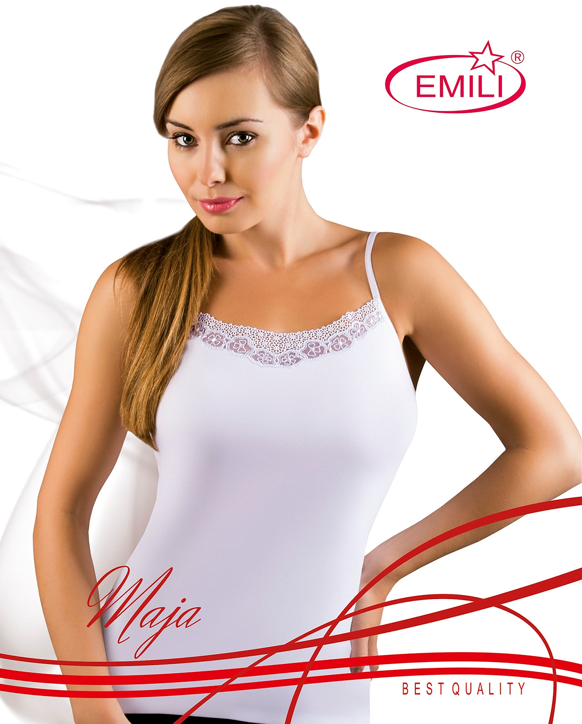 Košilka Emili Maja S-XL bílá