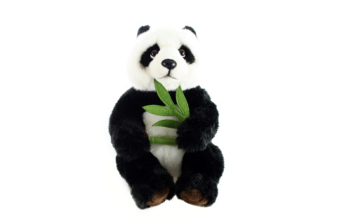Plyš Panda s větvičkou 26 cm
