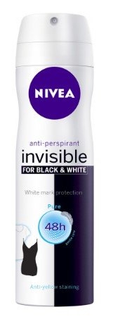 Nivea Black & White Invisible Pure antiperspirant 150 ml