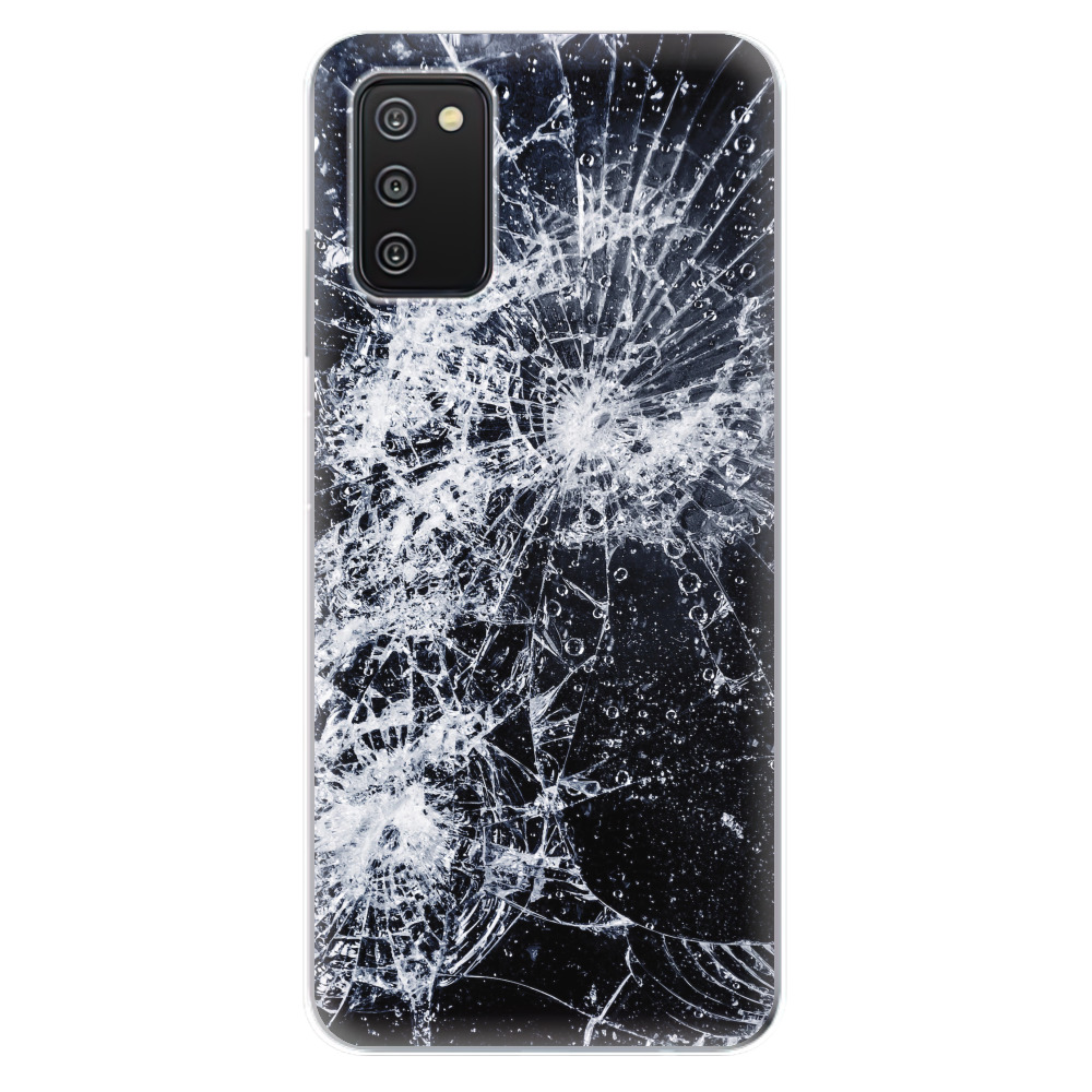 Odolné silikonové pouzdro iSaprio - Cracked - Samsung Galaxy A03s