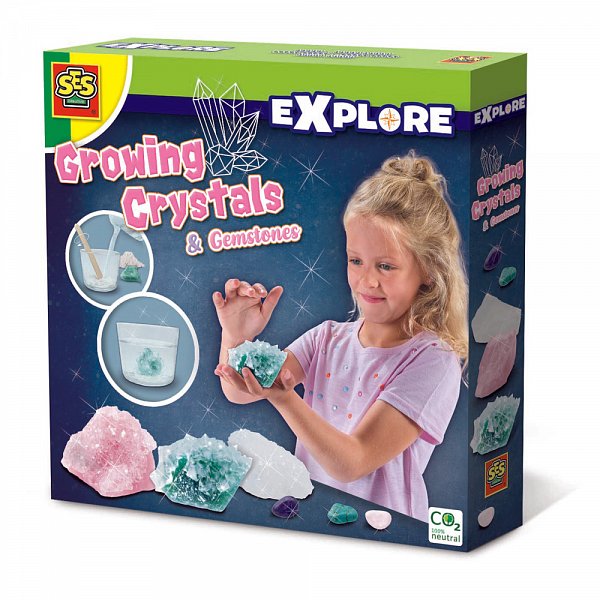 SES Creative Explore - Rostoucí krystaly a drahokamy