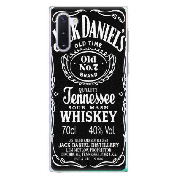 Plastové pouzdro iSaprio - Jack Daniels - Samsung Galaxy Note 10