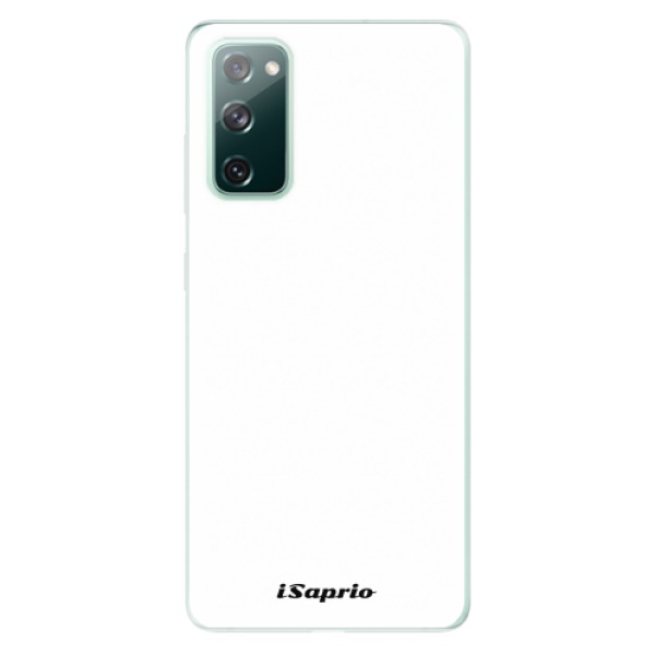 Odolné silikonové pouzdro iSaprio - 4Pure - bílý - Samsung Galaxy S20 FE