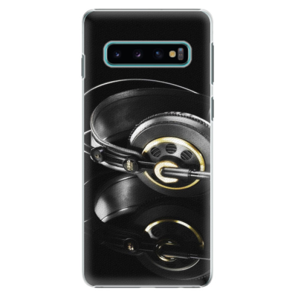 Plastové pouzdro iSaprio - Headphones 02 - Samsung Galaxy S10