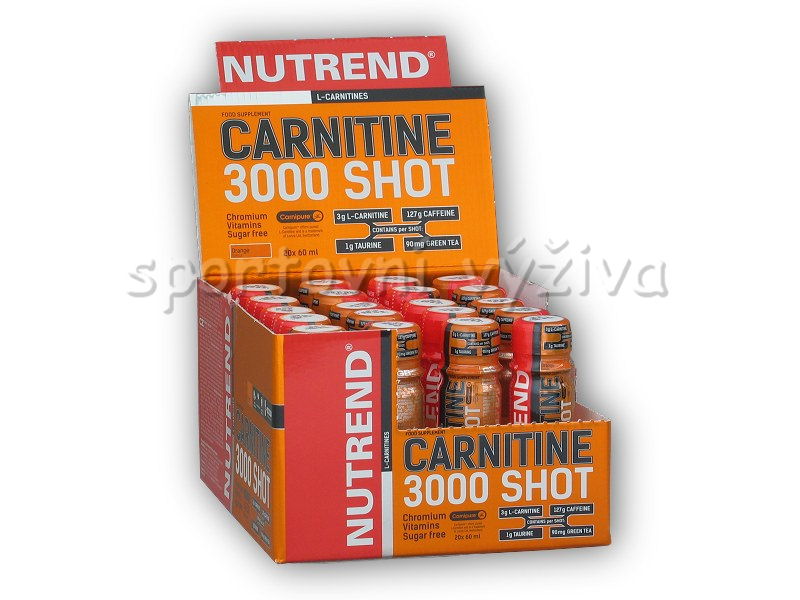 Carnitine 3000 Shot 20x60ml - ampule-jahoda