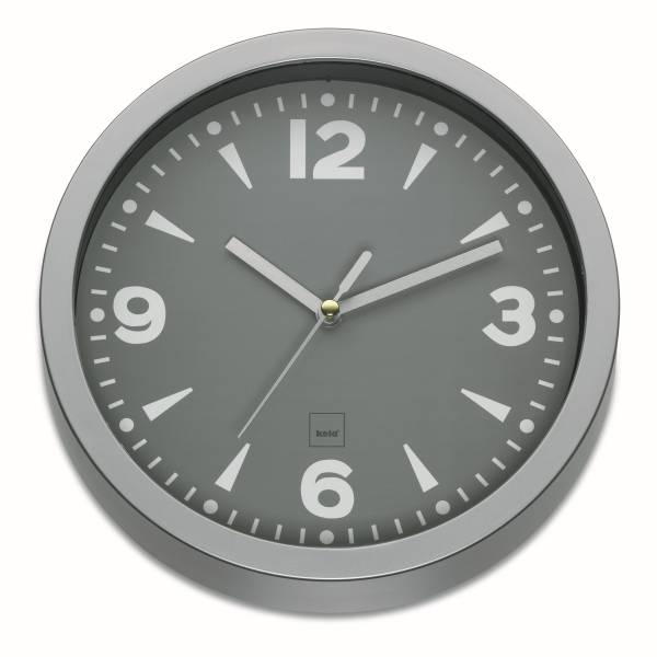 Nástěnné hodiny Mardrid 20cm šedé
