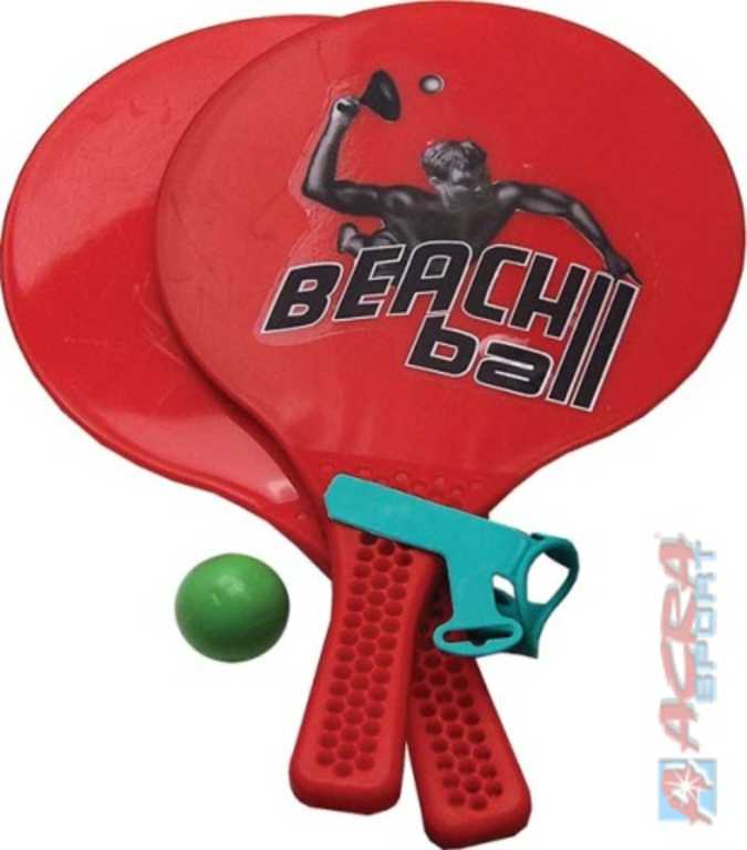 ACRA Beach Ball 2 pálky s míčkem plážový tenis