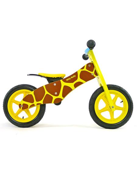 Dětské odrážedlo kolo Milly Mally Duplo - Giraffe - žlutá