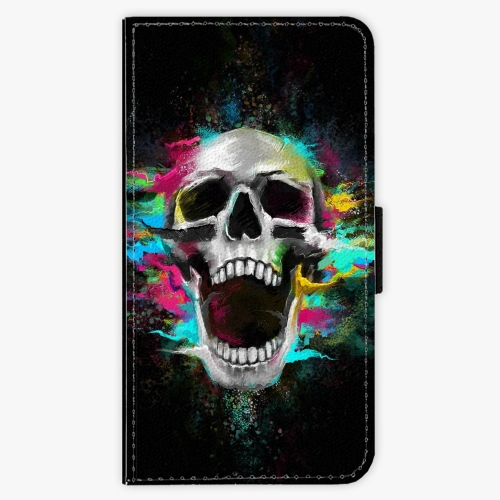 Flipové pouzdro iSaprio - Skull in Colors - Huawei Nova