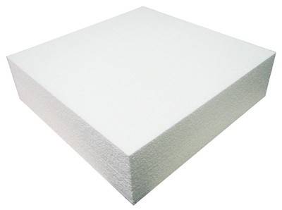 Polystyrenová maketa na dort čtverec 15x15x7,5