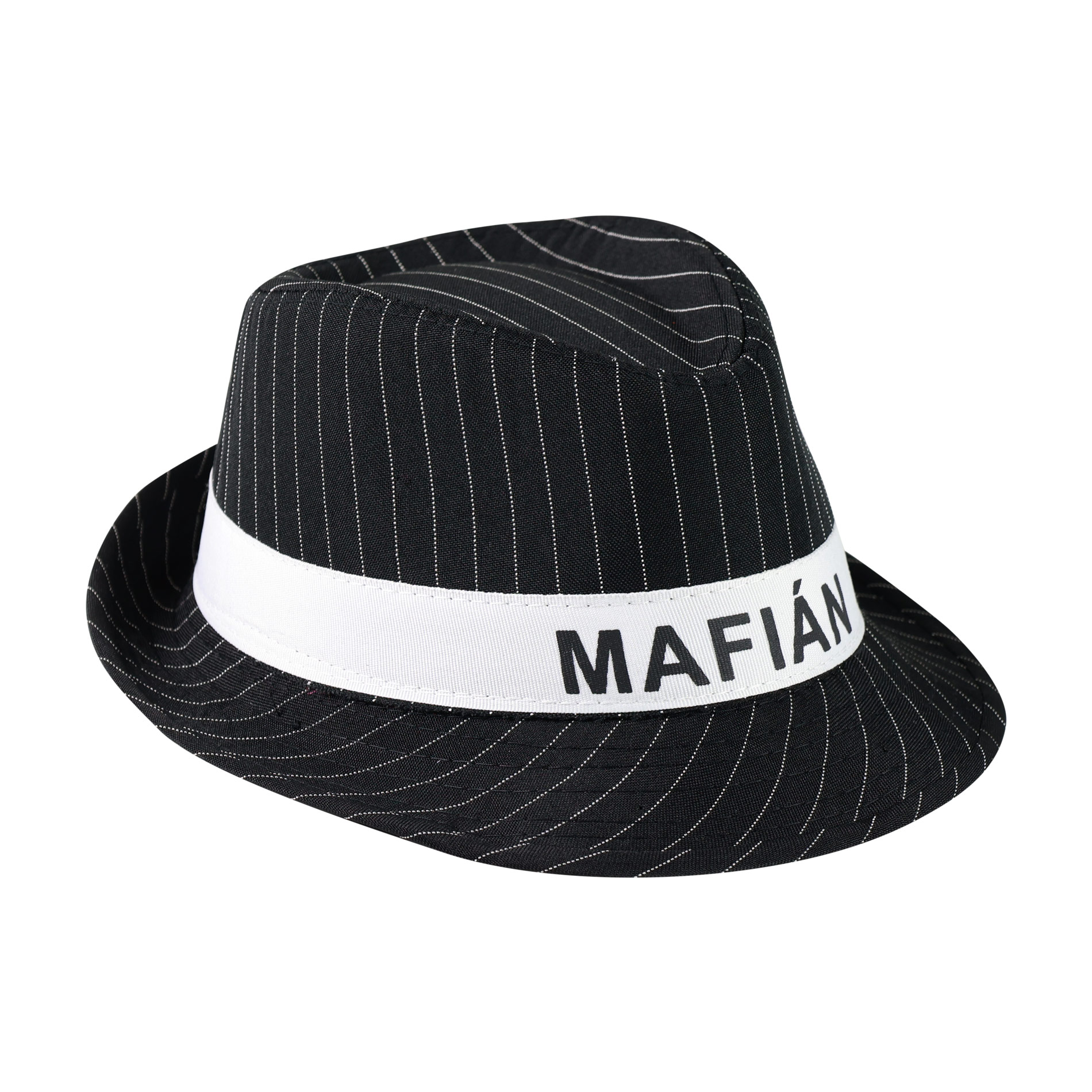 Dětský klobouk s nápisem mafián