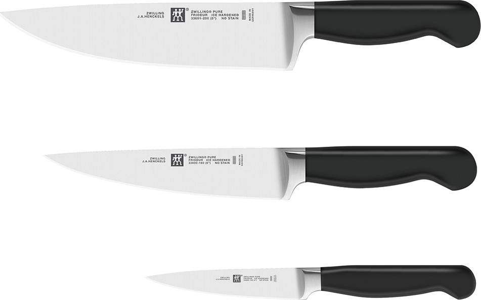33620-007 Zwilling Pure set nožů 3 ks (33600-100,33601-200,33600-160)